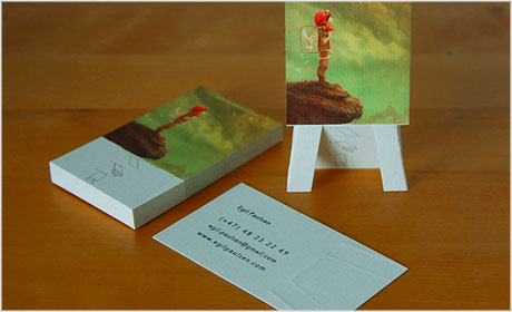 Memorable Business Cards. Artist usiness card